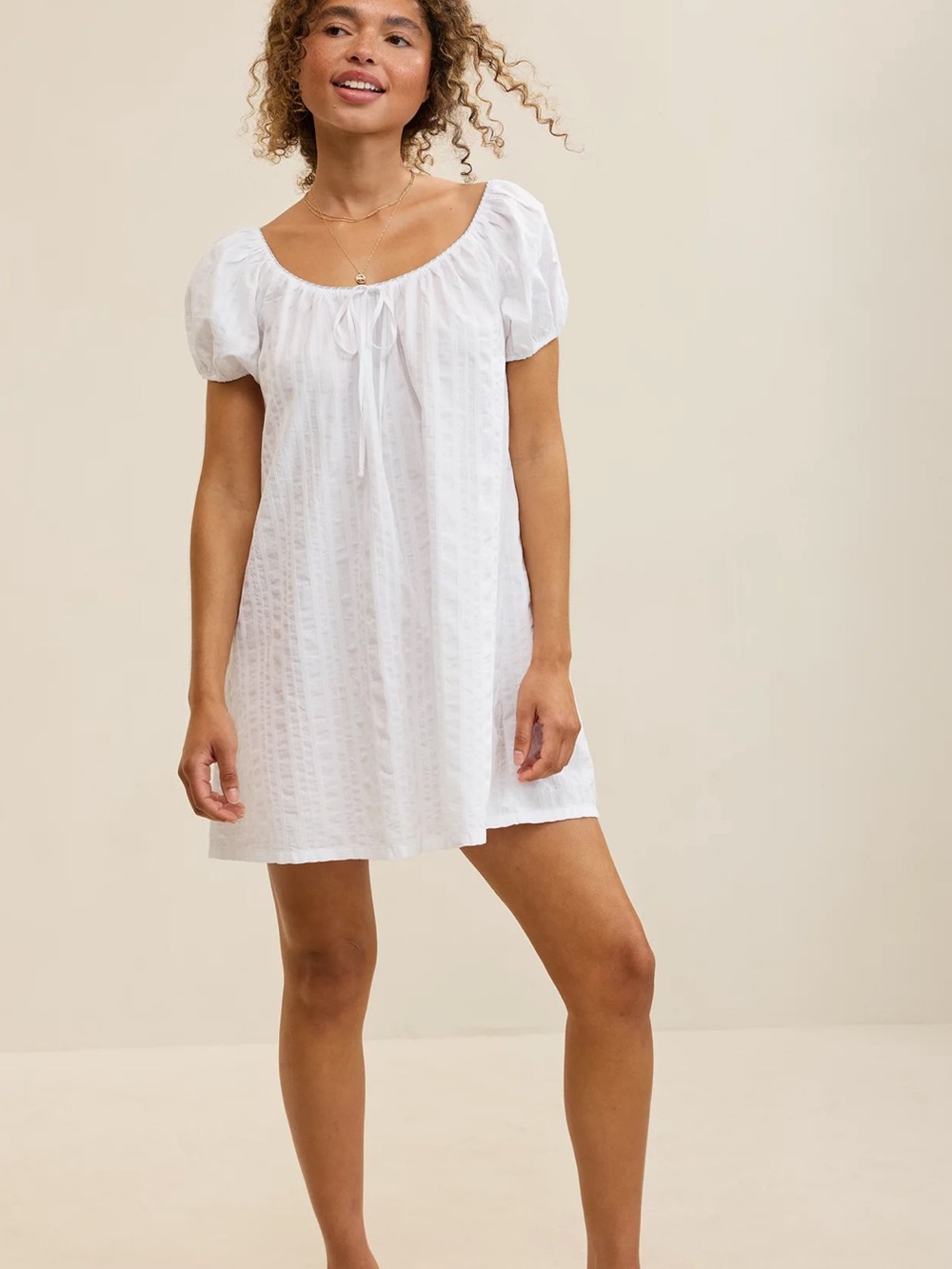 OVERSLEPT by Aerie Seersucker Nightie